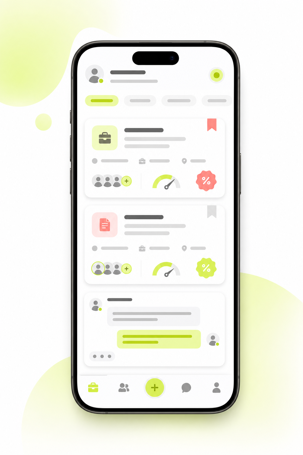 Мобильная лента Jobgram с вакансиями и кешбэком